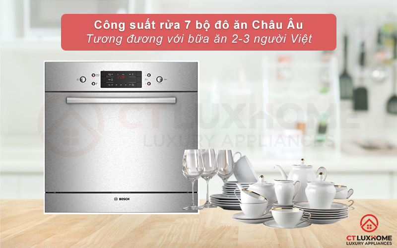 TOP 3+ MÁY RỬA BÁT BOSCH CAO 60CM ĐƯỢC NGƯỜI TIÊU DÙNG ĐÁNH GIÁ CAO NHẤT 3