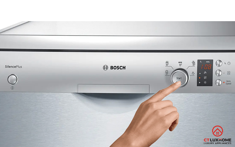 HƯỚNG DẪN SỬ DỤNG MÁY RỬA BÁT BOSCH SMS50E88EU SERIE 4 ĐỘC LẬP 8