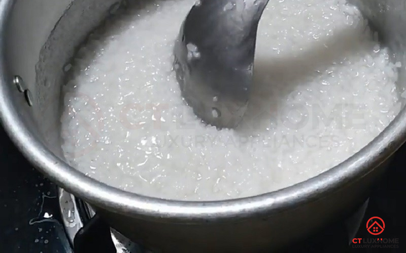 CÁCH NẤU CHÁO TRẮNG BẰNG BẾP GA ĐƠN GIẢN NHƯNG NGON MIỆNG 12