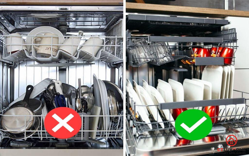 CÁCH XẾP BÁT ĐĨA VÀO MÁY RỬA BÁT KOCHER ĐÚNG CHUẨN  7