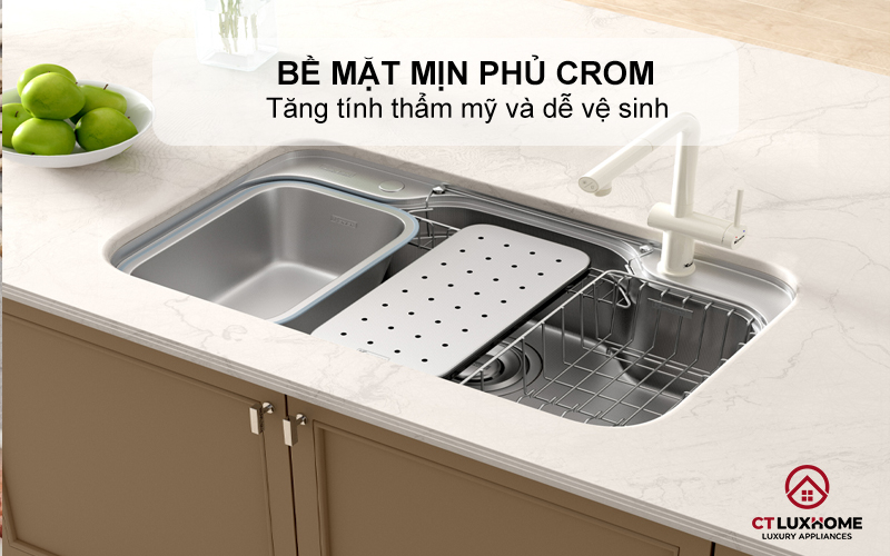 CHẬU RỬA MINI KONOX COLANDER SINK CD7851SM/CD9051SM 3