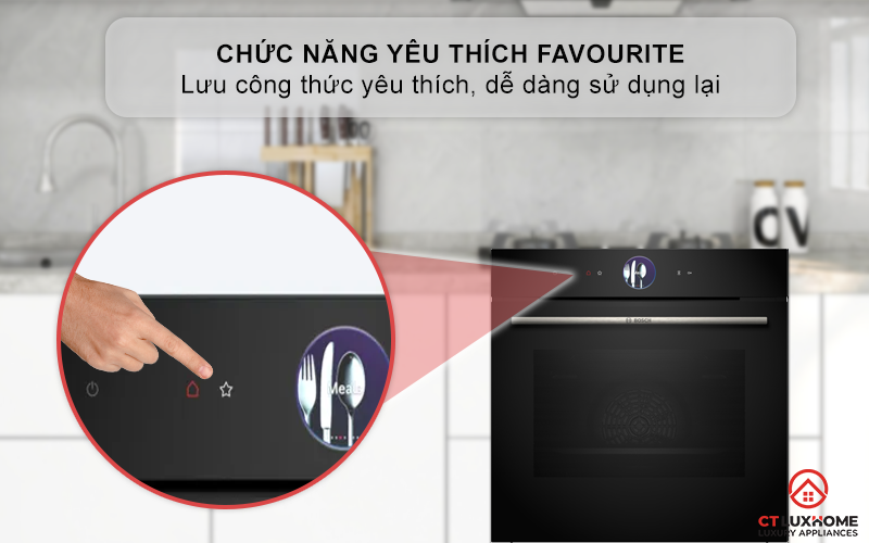 LÒ NƯỚNG ÂM TỦ BOSCH HBG7361B1 SERIE 8 MÀU ĐEN 71 LÍT 9