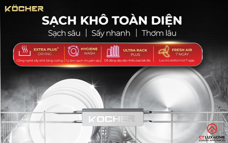 MÁY RỬA BÁT KOCHER CÓ TỐT KHÔNG? CÓ NÊN MUA KHÔNG?  11