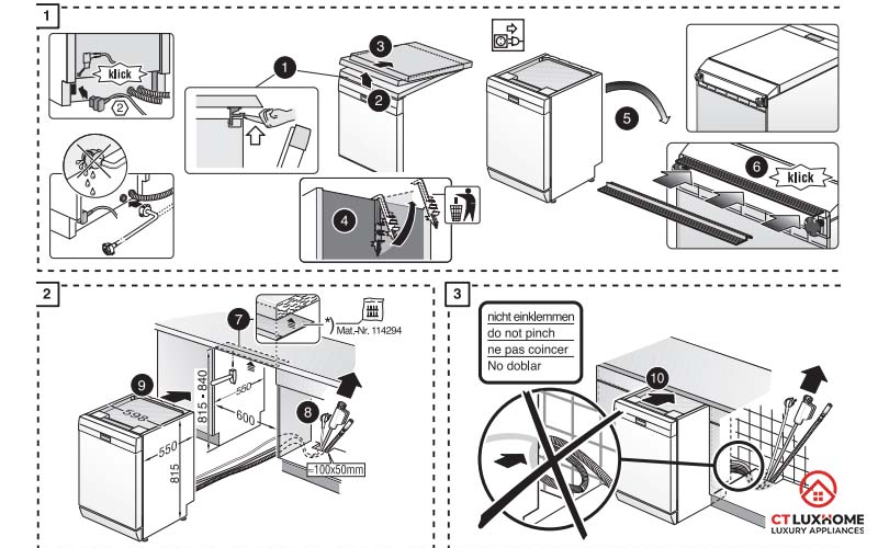 [BẬT MÍ] 7 ĐIỀU CẦN LƯU Ý KHI LẮP ĐẶT MÁY RỬA BÁT 2