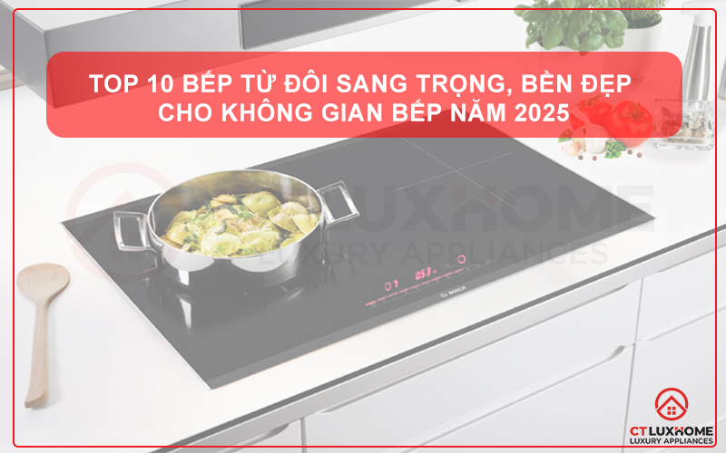 TOP 10 BẾP TỪ ĐÔI SANG TRỌNG, BỀN ĐẸP CHO KHÔNG GIAN BẾP NĂM 2025