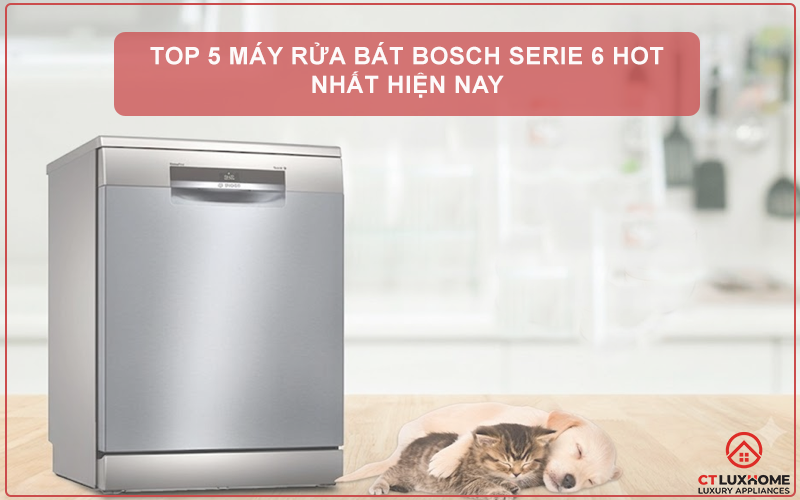 TOP 5 MÁY RỬA BÁT BOSCH SERIE 6 HOT NHẤT HIỆN NAY