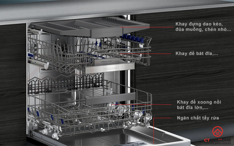 TOP 5 MÁY RỬA BÁT 3 GIÀN BÁN CHẠY NHẤT TRÊN THỊ TRƯỜNG 6