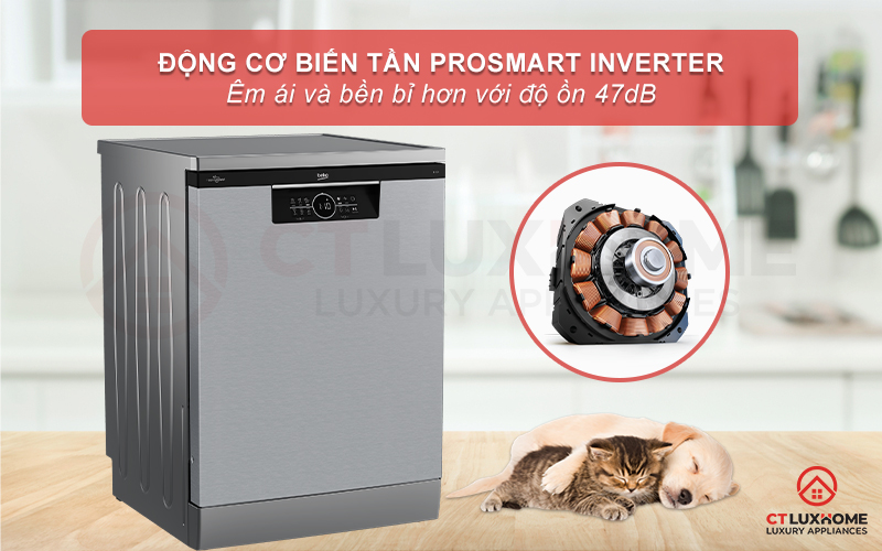 MÁY RỬA CHÉN ĐỘC LẬP BEKO BDFN26431X 14 BỘ SẤY HÉ CỬA 11