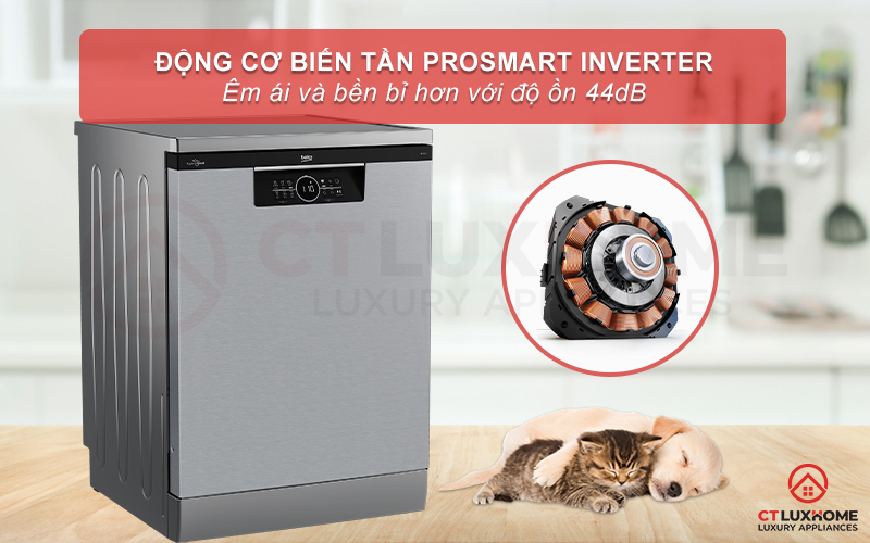 MÁY RỬA BÁT ĐỘC LẬP BEKO BDFN26530X - 15 BỘ SẤY HÉ CỬA 11