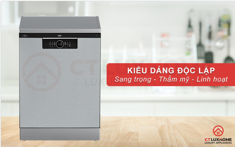 MÁY RỬA BÁT ĐỘC LẬP BEKO BDFN26530X - 15 BỘ SẤY HÉ CỬA 1