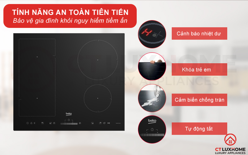 Bảo vệ người dùng và thiết bị hiệu quả với các tính năng an toàn