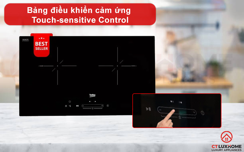 BẾP TỪ ÂM BEKO HII 72508 TBO 2 VÙNG NẤU 4600W HII72508TBO 4