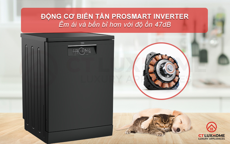 MÁY RỬA CHÉN ĐỘC LẬP BEKO BDFN26430A MÀU ĐEN 14 BỘ SẤY HÉ CỬA 11