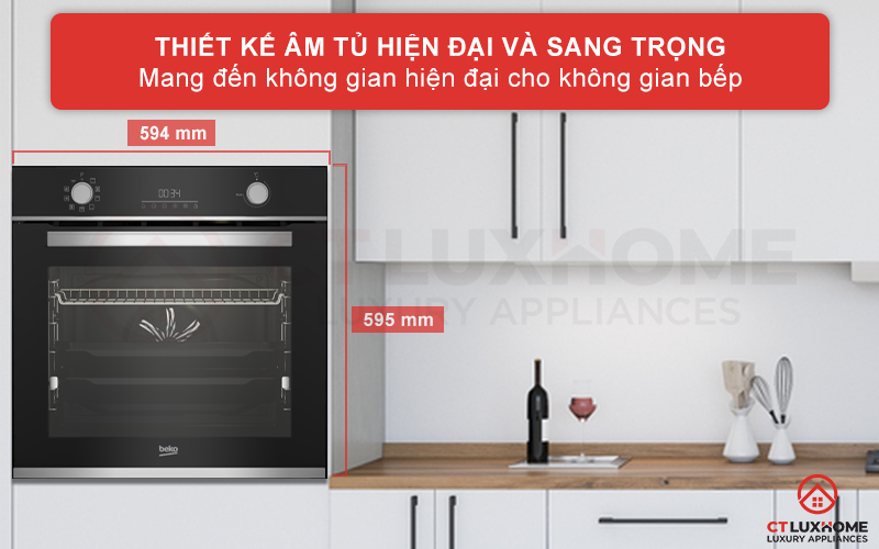 LÒ NƯỚNG ÂM TỦ BEKO BBIM13300XPSE 72 LÍT NGANG 60CM 1