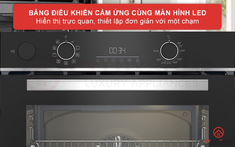 LÒ NƯỚNG TÍCH HỢP HƠI NƯỚC BEKO BBIS13300XMSE 72 LÍT NGANG 60CM 4