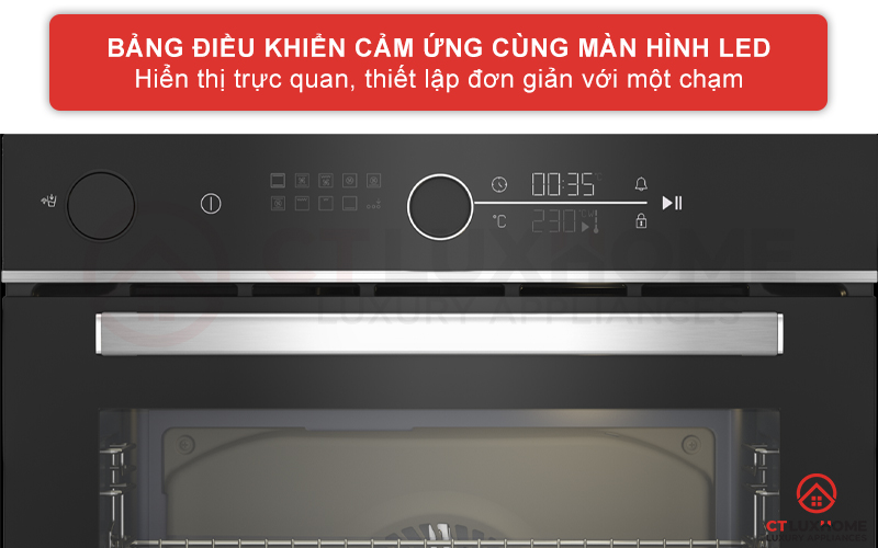 LÒ NƯỚNG TÍCH HỢP HƠI NƯỚC BEKO BBIS13400XMSE 72 LÍT NGANG 60C 4