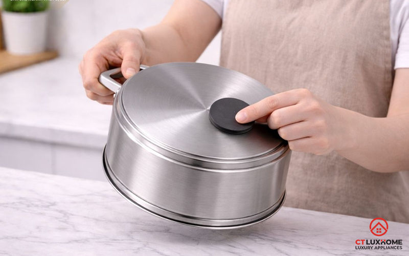 Bếp từ Kocher dùng nồi gì? Hướng dẫn chọn nồi chuẩn để tránh lỗi E0  7