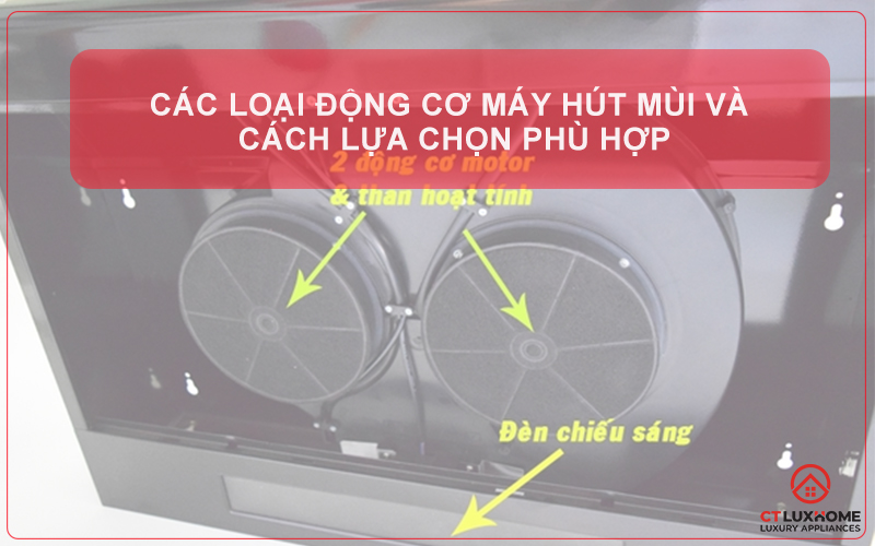 Các loại động cơ máy hút mùi và cách lựa chọn phù hợp