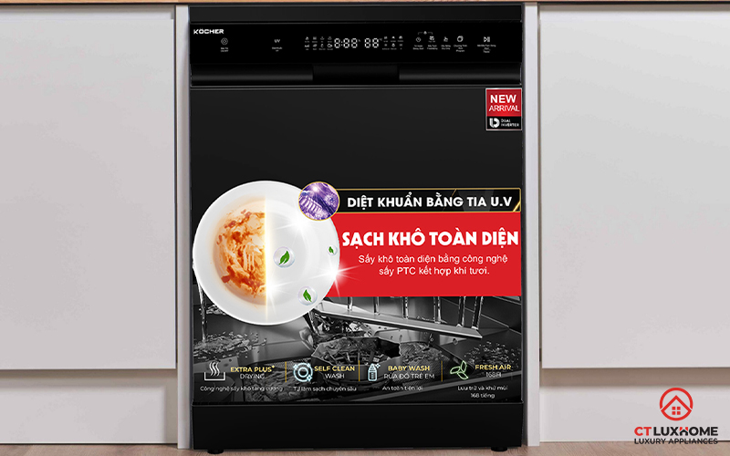 TƯ VẤN LỰA CHỌN MÁY RỬA BÁT MÀU ĐEN BỀN ĐẸP, PHÙ HỢP VỚI MỌI KHÔNG GIAN BẾP 5