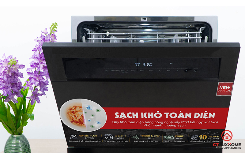 TOP 5 máy rửa bát âm tủ loại nhỏ đáng mua nhất năm 2026 5