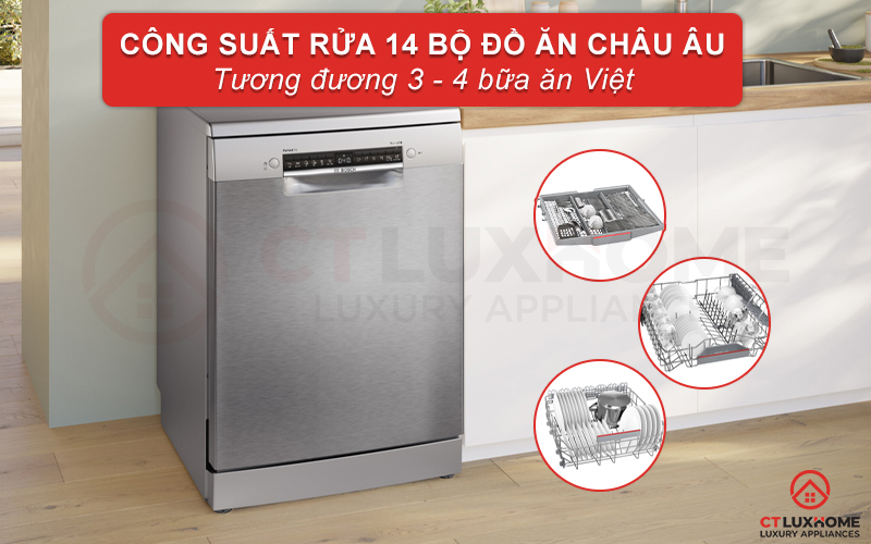 TOP 7 DÒNG MÁY RỬA BÁT BOSCH SERIE 6 ĐỘC LẬP TỐT NHẤT HIỆN NAY 7