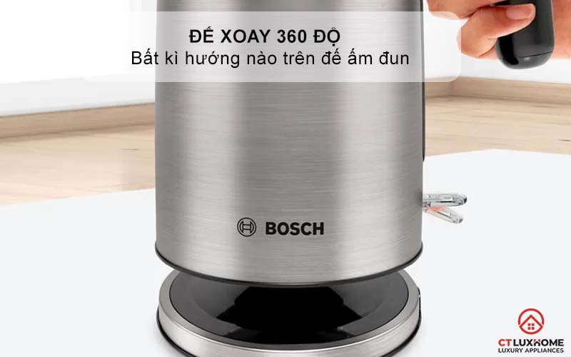 ẤM ĐUN NƯỚC SIÊU TỐC BOSCH TWK5P480 DESIGNLINE 2400W 6
