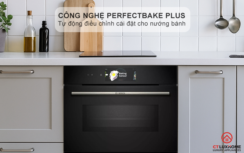 LÒ NƯỚNG ÂM TỦ KẾT HỢP VI SÓNG BOSCH CMG778NB1 SERIE 8 MÀU ĐEN 45 LÍT 11