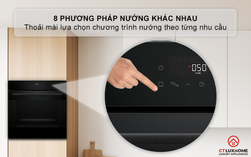 Tùy chọn 8 phương pháp nướng khác nhau theo từng nhu cầu