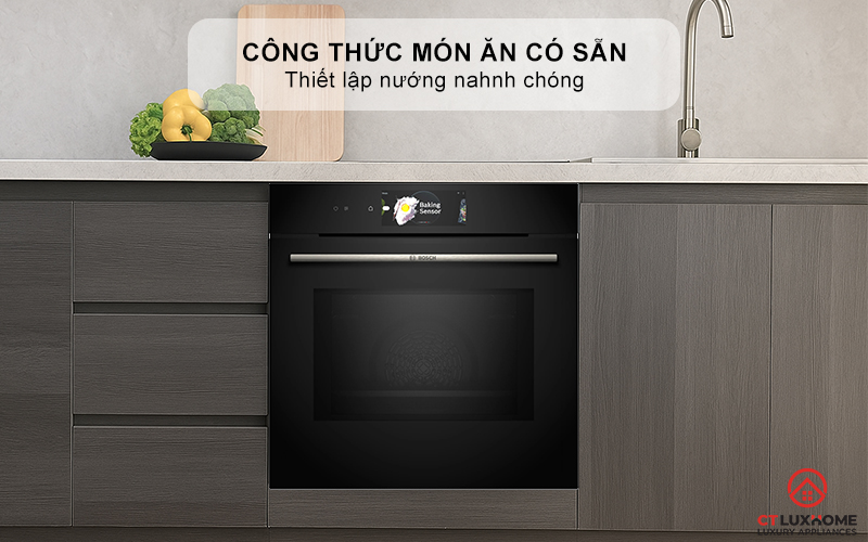 Công thức món ăn có sẵn giúp thiết lập nướng nhanh chóng