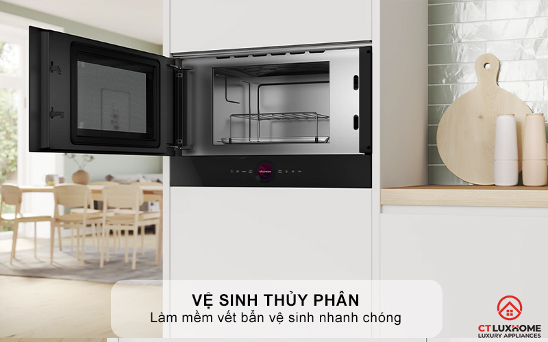 Vệ sinh dễ dàng với công nghệ thủy phân