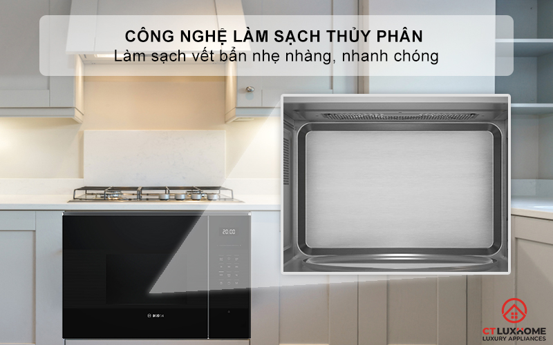 Chế độ tự động vệ sinh bằng phương pháp thủy phân