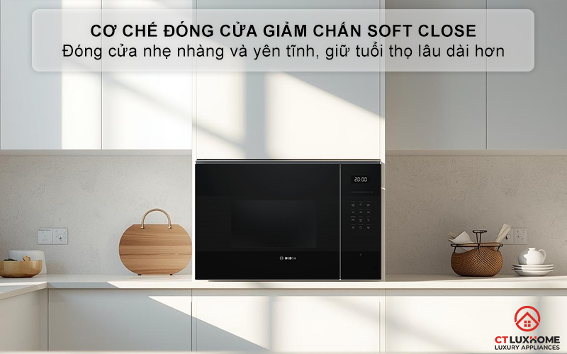 Cơ chế mở cửa Soft Open mở cửa dễ dàng chỉ với một nút nhấn trên bảng điều khiển 