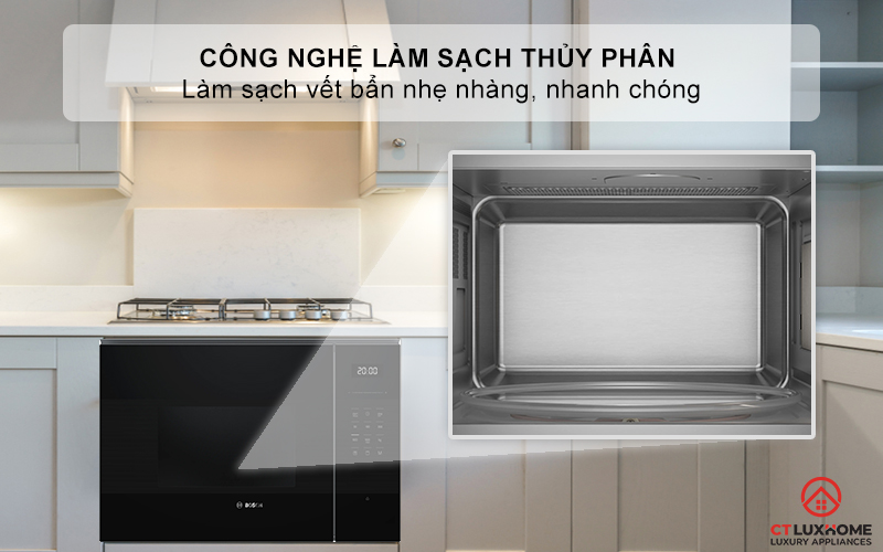 Chế độ tự động vệ sinh bằng phương pháp thủy phân