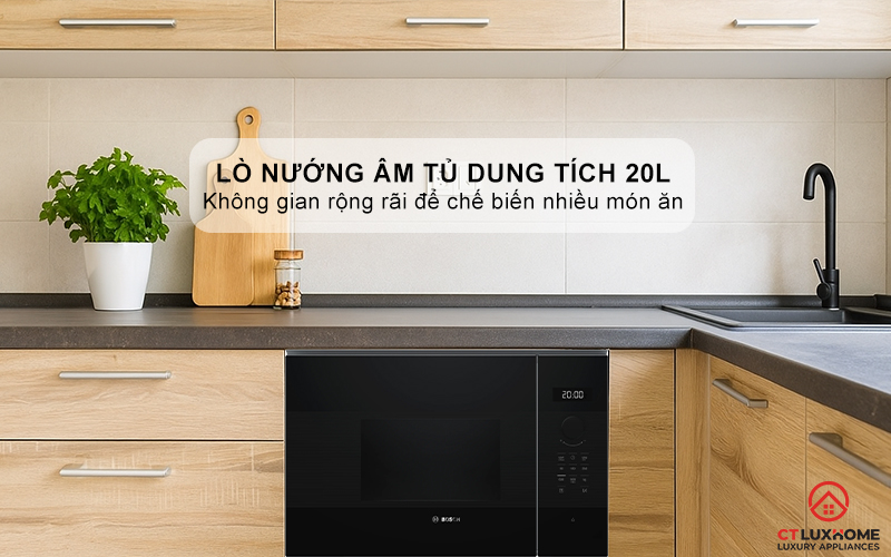 Lò nướng dung tích 20L phù hợp cho gia đình nhỏ