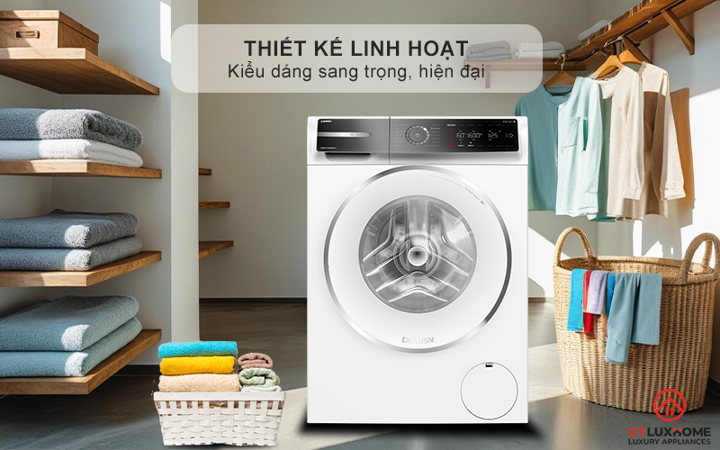 MÁY GIẶT CỬA TRƯỚC BOSCH WGB266A90 SERIES 8 11KG MÀU TRẮNG I-DOS 1