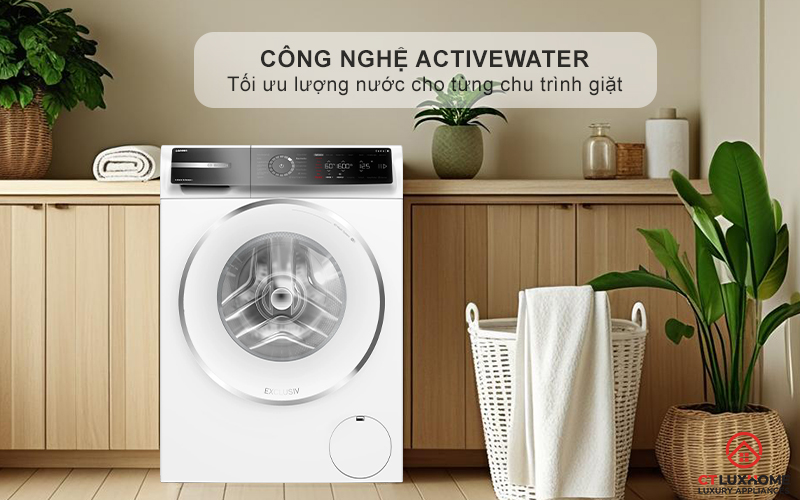 Công nghệ ActiveWater Plus tối ưu lượng nước sử dụng 
