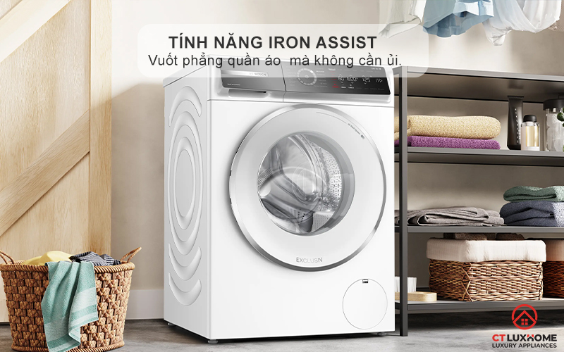Chống nhăn bằng hơi nước: Iron Assist 