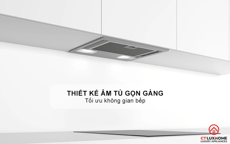 MÁY HÚT MÙI ÂM TỦ CANOPY BOSCH DLN53AA70 SERIE 2 MÀU XÁM NGANG 53CM 1