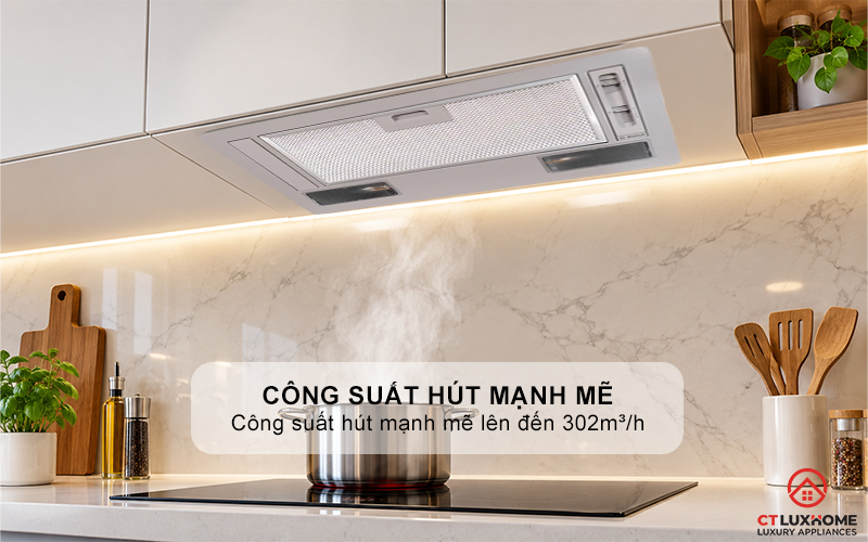 MÁY HÚT MÙI ÂM TỦ CANOPY BOSCH DLN53AA70 SERIE 2 MÀU XÁM NGANG 53CM 2