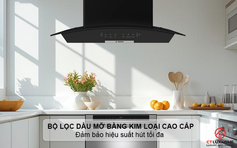Bộ lọc dầu mỡ bằng kim loại cao cấp, đảm bảo hiệu suất hút tối đa 