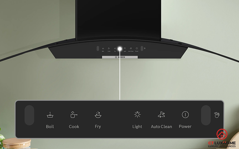 Công nghệ cảm biến vẫy tay Gesture Control lựa chọn công suất và chức năng mà không cần chạm