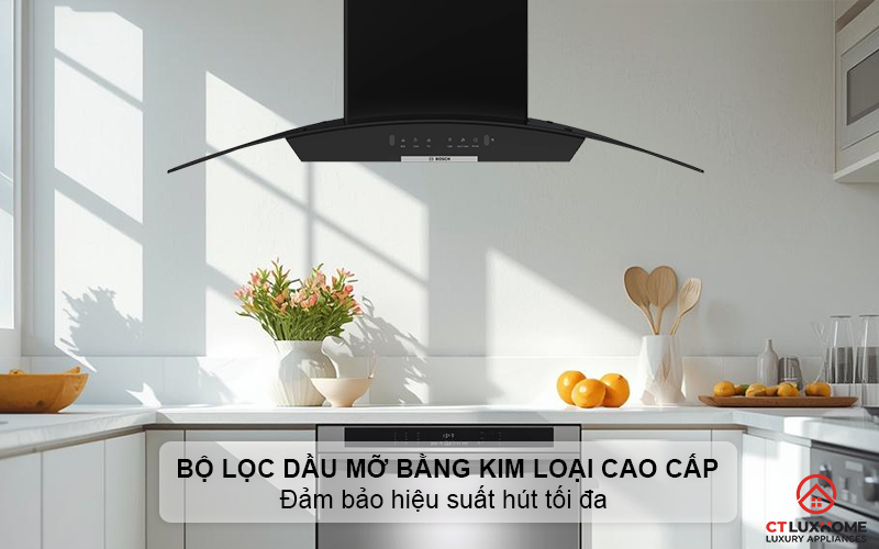 Bộ lọc dầu mỡ bằng kim loại cao cấp, đảm bảo hiệu suất hút tối đa 