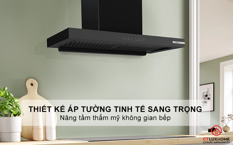 Thiết kế áp tường tinh tế sang trọng, nâng tầm thẩm mỹ không gian bếp 
