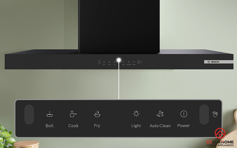 Công nghệ cảm biến vẫy tay Gesture Control lựa chọn công suất và chức năng mà không cần chạm