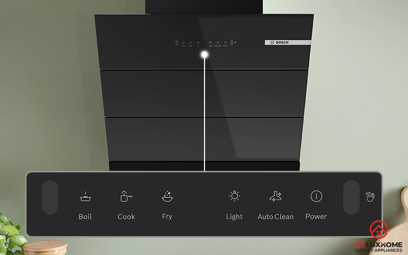 Công nghệ cảm biến vẫy tay Gesture Control lựa chọn công suất và chức năng mà không cần chạm