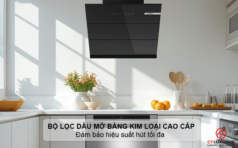 Bộ lọc dầu mỡ bằng kim loại cao cấp, đảm bảo hiệu suất hút tối đa 