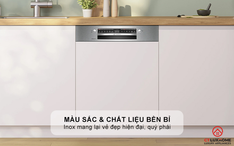 MÁY RỬA BÁT BÁN ÂM BOSCH SMI4EVS08E SERIES 4 2