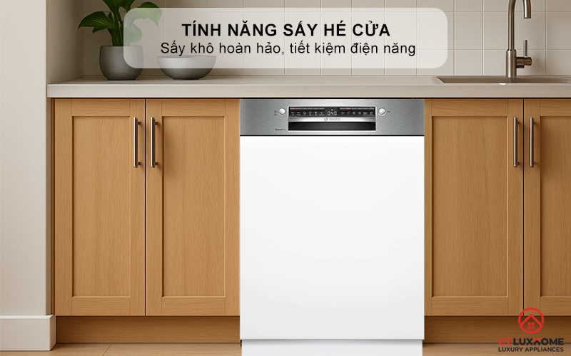 MÁY RỬA BÁT BÁN ÂM BOSCH SMI4EVS08E SERIES 4 6