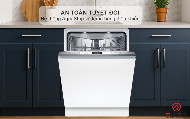 MÁY RỬA BÁT ÂM TOÀN PHẦN BOSCH SMV6ZCX25E SERIES 6 SẤY ZEOLITH 19