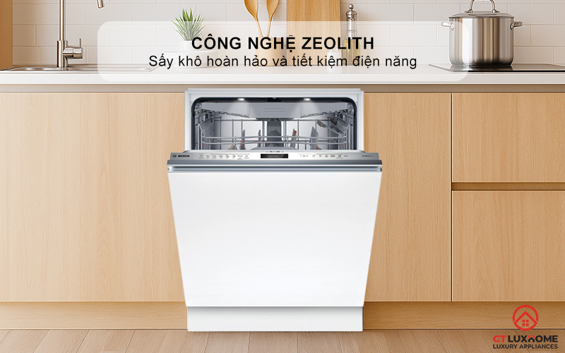 MÁY RỬA BÁT ÂM TOÀN PHẦN BOSCH SMV6ZCX25E SERIES 6 SẤY ZEOLITH 6